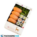 Wholesale bulk sushi boxes designed for restaurants and catering services, available in large quantities.