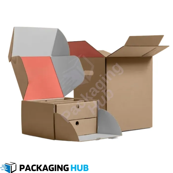 Custom bux board boxes designed for heavy products, offering durable and secure packaging