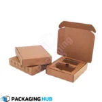 Custom bux board boxes designed for retail packaging, providing sturdy and professional presentation