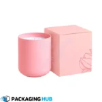 A custom candle box designed to securely package candles for retail or shipping.