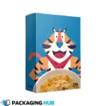 Custom cereal boxes with personalized designs, perfect for promoting your brand or creating unique gift packaging for breakfast cereals.