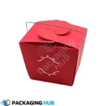 Custom Chinese takeout boxes with personalized designs, perfect for restaurants, food trucks, and catering services.