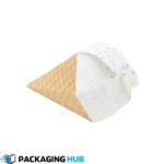 Custom cone boxes designed for ice cream shops, featuring vibrant designs and sturdy packaging for cone protection.