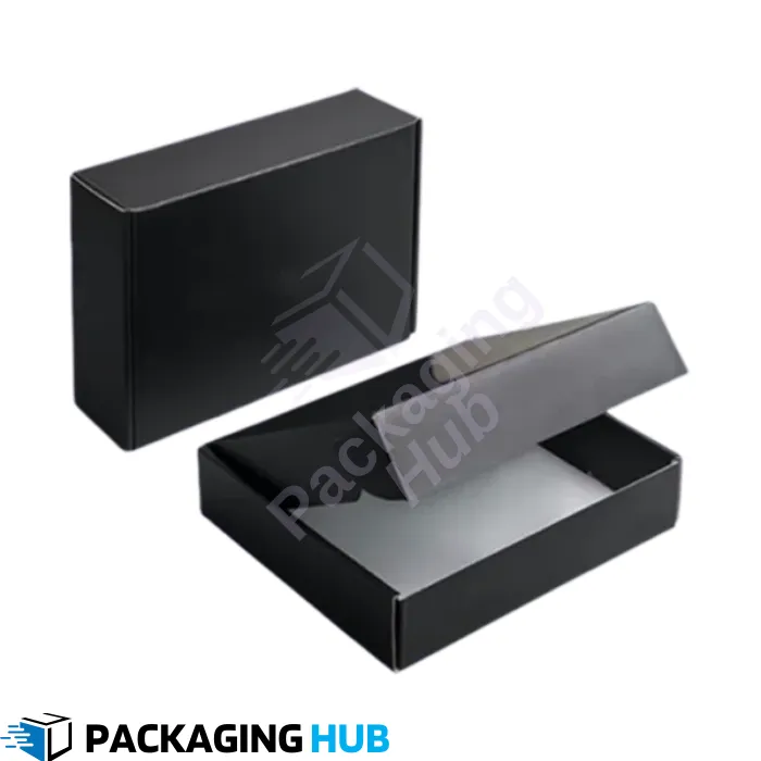 A custom corrugated box designed for secure shipping and protection of products.