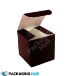 Custom cube packaging boxes designed for retail and product packaging with branding.