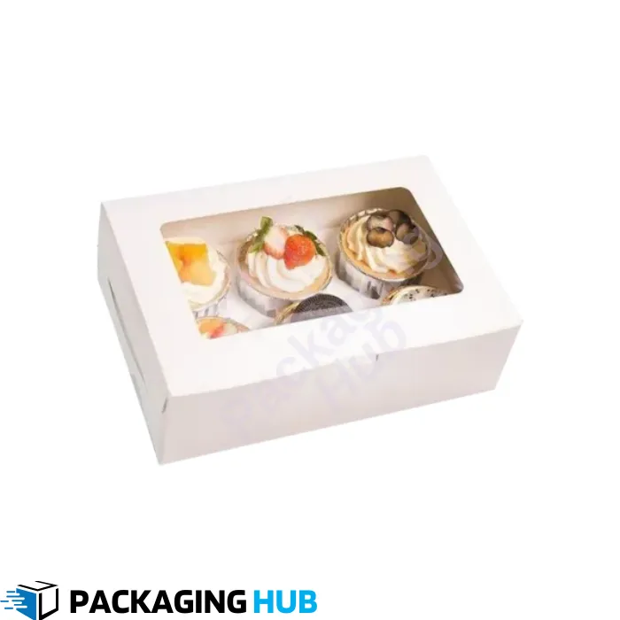 Custom cupcake boxes with personalized designs, perfect for bakeries, events, and special gifts.