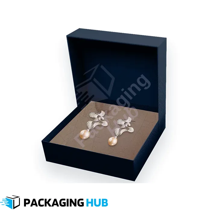 Personalized earring box for organizing earrings and other small jewelry pieces with a customizable design.