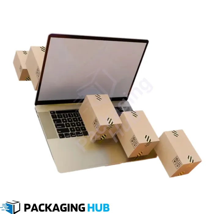 Custom ecommerce boxes designed for safe and secure packaging for online retail shipments.