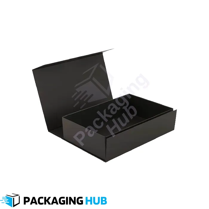Custom flip top box with logo branding for a professional and sleek packaging solution.