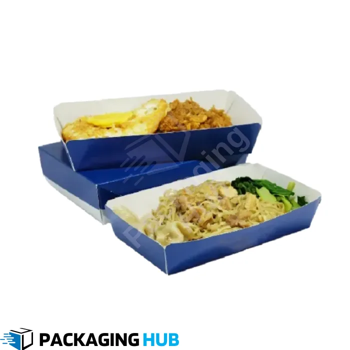 Custom food trays for catering services, designed to keep food fresh and stylish for events, weddings, and parties.