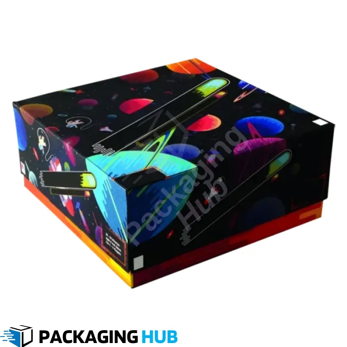 Custom game boxes designed for retail packaging, offering an attractive and secure display for board games.