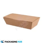 Custom hotdog boxes designed for takeout and delivery, offering secure, easy-to-carry packaging solutions.
