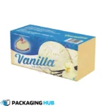 Custom ice cream boxes with personalized branding, perfect for ice cream parlors, restaurants, and takeout services.