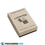 Custom lighter boxes featuring inserts to securely hold and protect lighters during shipping and storage.