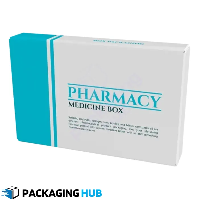 Custom medicine boxes designed for over-the-counter (OTC) products, offering clear labeling and user-friendly packaging.