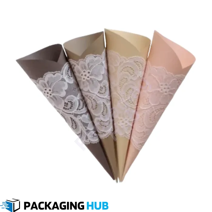 Custom paper cones for ice cream, snacks, and more. Personalized design and branding options for your packaging needs.