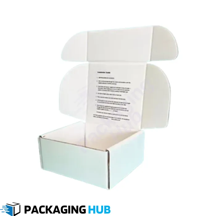 Custom postage boxes designed for secure shipping and delivery, providing reliable protection for all items.