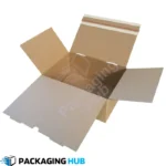 Custom printed flap boxes with logo for effective branding and marketing of products.