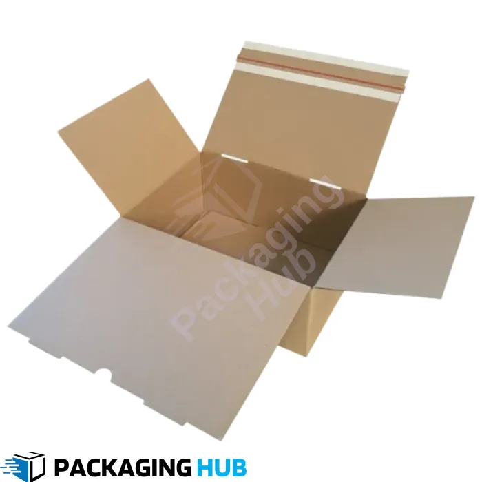 Custom printed flap boxes with logo for effective branding and marketing of products.