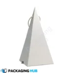 Custom pyramid boxes designed for special occasions and gift packaging, perfect for weddings, parties, and holidays.