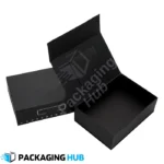 Personalized custom rigid gift box with logo printing for branding and unique presentations.