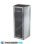 Custom silver foil boxes for luxury products, offering an elegant and high-end packaging solution