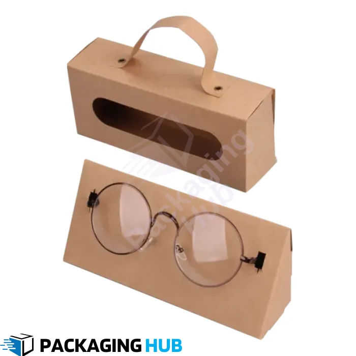 A sleek custom sunglasses box designed to protect and store sunglasses securely.