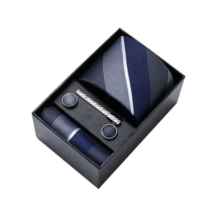 Custom tie box made with eco-friendly, premium materials, ideal for gifting neckties.