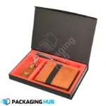 Custom wallet box made with high-quality, eco-friendly materials for luxury packaging.