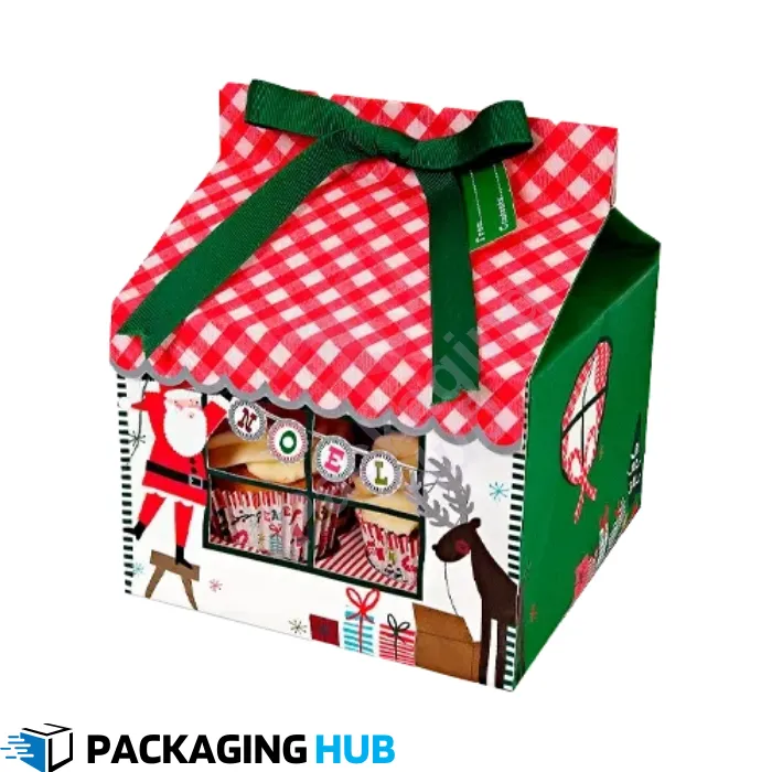 Eco-friendly Christmas gift boxes made from sustainable materials for an environmentally conscious holiday season