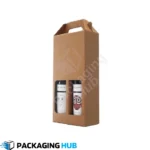 Eco-friendly custom beverage box for drinks and bottles.