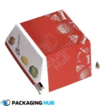 Eco-friendly custom burger boxes made from recyclable materials.