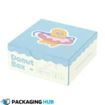Eco-friendly custom donut boxes made from recyclable and biodegradable materials, ideal for eco-conscious bakeries.