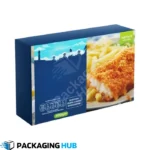 Eco-friendly custom fish fillet boxes made from biodegradable and recyclable materials for sustainable seafood packaging.