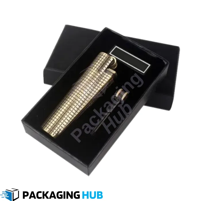 Eco-friendly custom lighter boxes made from recycled materials for sustainable and eco-conscious packaging.