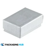 Eco-friendly custom silver foil boxes made from recyclable materials for sustainable and premium packaging