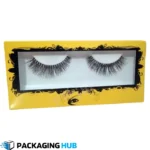 Eco-friendly custom eyelash boxes made from sustainable materials for packaging.