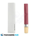 Eco-friendly lip gloss boxes made from recyclable materials, perfect for sustainable brands.