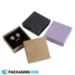 Elegant custom earring box for safe and stylish storage of earrings, rings, and other jewelry.