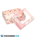 Luxury custom window boxes with premium finishes like foil stamping, embossing, and elegant clear windows.