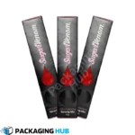 Luxury lip gloss packaging with premium finishes like foil stamping and embossing for a sophisticated look.