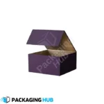 Personalized custom flip top box with custom branding for unique and customized product packaging.