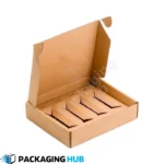 Close-up of the premium materials and construction used in custom corrugated boxes.
