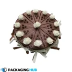 Recyclable custom cake boxes for eco-friendly packaging.