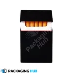 Multiple stackable custom cigarette boxes neatly arranged for easy display and storage.