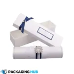 Durable custom invitation boxes designed for safe shipping and delivery of invitations.