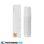 Wholesale lip balm packaging boxes for bulk orders, customizable with branding.
