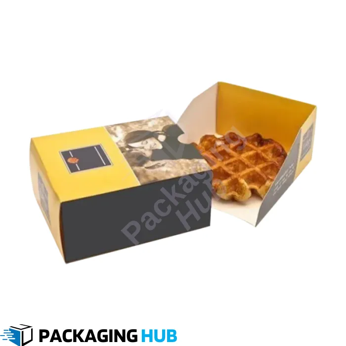 Bulk waffle boxes for wholesale orders, perfect for waffle manufacturers, retailers, and distributors.