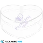 Clear acrylic gift box with a transparent design, perfect for showcasing gifts and items.