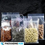 Clear Flat Bottom Side Gazette Pouch